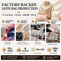 Sac à poussière en satin avec cordon de serrage et logo personnalisé, pochette de rangement quotidienne pour sacs à main, chaussures, bijoux et vêtements, sac en satin doré, pour la maison, les voyages et les cadeaux