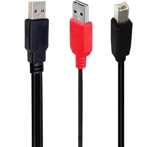 Cable DE DATOS USB2.0/Tipo-c/Tipo-b/Micro/Mini tipo Y, Cable de alimentación 2 en 1 para conexión de disco duro externo de escáner de impresión - Product Image 4