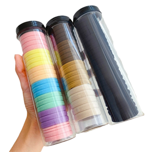 Élastique à <span class=keywords><strong>cheveux</strong></span> épais et bouclé sans rupture, bandeaux à <span class=keywords><strong>cheveux</strong></span> en nylon longue durée pour femmes et filles, attaches pour tresses - Product Image 4