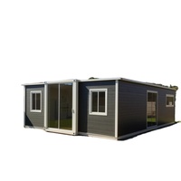 Maison conteneur extensible sur mesure OEM 20 pieds 40 pieds pour hôtel, camping, maisonnette modulaire, petite cabane