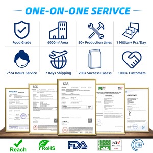 पालतू स्नैक्स के लिए स्टैंड पाउच स्पष्ट विंडो जिपलॉक प्लास्टिक पैकेजिंग कुत्ते भोजन कुत्ते के लिए मालर बैग का इलाज करता है-दूध जेली डिब्बाबंद भोजन के लिए - Product Image 4