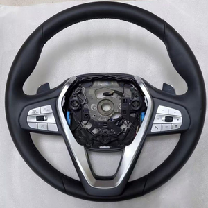 <span class=keywords><strong>Volante</strong></span> Deportivo de Cuero Personalizado para BMW G11 G12 G30 G32 G38 G01 G02 X5 G05 G06 X7 G07 740li, Accesorios para Automóviles - Product Image 1