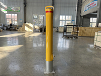 Poteau de signalisation australien pour extérieur, borne de stationnement en acier métallique, verrouillable à clé, amovible, encastrable avec manchon pré-percé