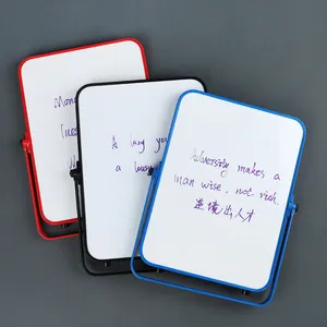 Patented Top Grade Coating No Ghost Foldable Desktop Magnetic Dry Erase Easel Whiteboard With Stand