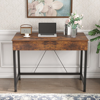 Vente flash - Bureau d'ordinateur moderne et simple de style américain avec tiroirs pour la maison et le bureau