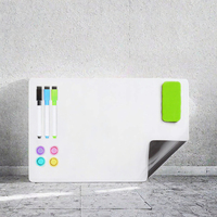 Tableau blanc magnétique réutilisable UCI, format standard, en PET, pliable, imprimé UV, pour le bureau, l'école et la maison