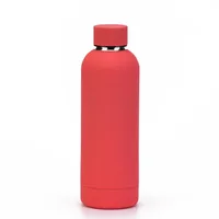 Beauchy Offre Spéciale promotionnel de haute qualité en acier inoxydable 500ml 750ml bouteille d'eau de sport avec revêtement en caoutchouc tasse thermos sous vide à double paroi
