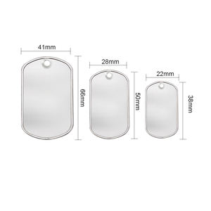 ओवल डॉग टैग का उपयोग पालतू जानवरों के हैंग टैग की जानकारी रिकॉर्ड करने के लिए किया जाता है - Product Image 2