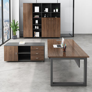 Escritorio para Gerente de Empresa, Escritorio Moderno y Sencillo para Jefe, Escritorio Grande y Sencillo para Estudio, Oficina, Administración, Muebles de Oficina - Product Image 2