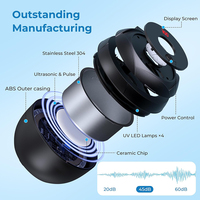 Nettoyeur ultrasonique portable 45 kHz 200 ml à 4 modes pour prothèses dentaires avec minuterie numérique