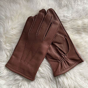 Guantes de Piel de Ciervo para Hombre al por Mayor, Guantes de Conducción y Motociclismo, Guantes de Conductor de Piel de Oveja Personalizados de Fábrica - Product Image 2