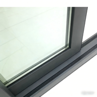 Ventanas Corredizas Horizontales de Aluminio con Doble Acristalamiento para Cocina, Diseño Europeo Moderno