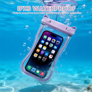 נרתיק טלפון נייד עמיד למים <span class=keywords><strong>TPU</strong></span> זוהר בעיצוב חדש עם לוגו בהתאמה אישית, עמידות למים בתקן IPX8 - Product Image 2