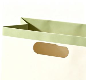 Sac en papier imprimé avec logo en feuille d'aluminium, design créatif, bouquet de fleurs, pour parfum/cosmétiques/cadeaux quotidiens - Product Image 3