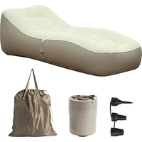 Sofá inflable Flocado de PVC de alta calidad, muebles sexuales, sillas y sofás
