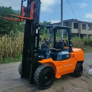 Chariot élévateur diesel Toyota japonais d'occasion de 4.5 tonnes Prix de machine d'occasion à vendre - Product Image 6