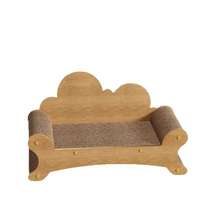 Canapés pour chats en bois massif personnalisés OEM/ODM, réglables sur 4 niveaux, écologiques, avec griffoirs en forme de nuage, vente en gros