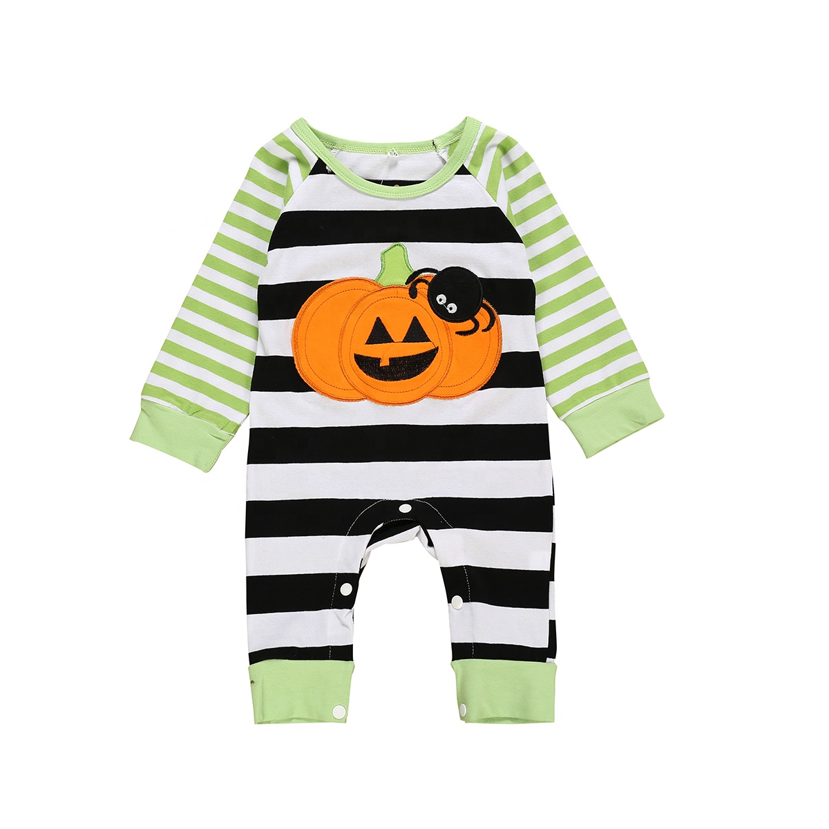 Детская одежда для Дня всех святых; Детские комбинезоны 100% органического хлопка унисекс с длинными рукавами детский комбинезон