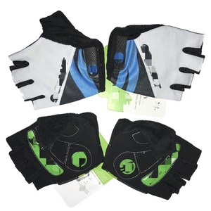 ถุงมือปั่นจักรยานแบบครึ่งนิ้ว G2 สีฟ้าสีเขียว สำหรับผู้ใหญ่ 男女 ใช้ได้ ลดแรงกระแทก เหมาะสำหรับกิจกรรมกลางแจ้ง ฟิตเนส และขี่จักรยาน - Product Image 1