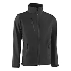 Parkas - 1894B S Ventus - Color: Negro - # Chaqueta cortavientos básica con forro de microfelpa. # Brazalete con cierre de cremallera - Product Image 2