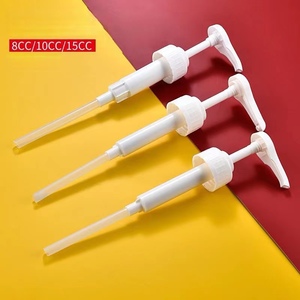 Venta al por mayor 38/410 bomba de plástico para alimentos 4CC 8CC dispensador de jarabe de grado alimenticio Pp bomba de salsa para café miel <span class=keywords><strong>Baileys</strong></span> crema irlandesa - Product Image 6