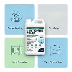 S-Methoprene 20% Concentrado Emulsionable IGR, Inhibidor de Larvas de Insectos, Insecticida para Sistemas de Drenaje - Product Image 4