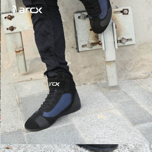 ARCX-Bottes de moto respirantes anti-chute pour motocyclistes, chaussures de course sur route, chaussures de changement de vitesse, semelle en caoutchouc, réfléchissante - Product Image 2