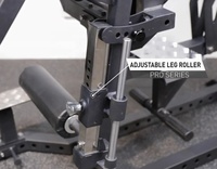 Gym musculation Chaise romaine commerciale multi-fonctionnelle taille dos COMBO Glute ReverseHyper banc