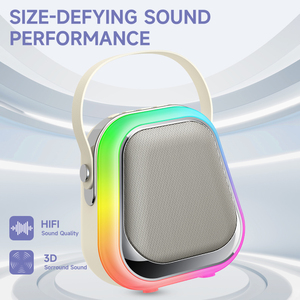 K18 RGB Led Kid Party Professional Portable <strong>Karaoke</strong> <strong>Machine</strong> Speaker Full <strong>Set</strong> with Microphone <strong>Karaoke</strong> Sound Box - Product Image 3