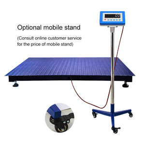 एससीएस इलेक्ट्रॉनिक प्लेटफार्म स्केल फ्लोर स्केल 1-3टन पशु पशुधन स्केल डिस्प्ले के साथ 232 रुपये - Product Image 3