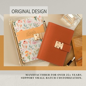 Bán Buôn Thân Thiện Với Môi PVC Trong Suốt Máy Tính Xách Tay Biểu Tượng Tùy Chỉnh Rõ Ràng Thiết Kế Sang Trọng PU Da Văn Phòng Phẩm Kế Hoạch A5 A6 A7 Tạp Chí - Product Image 2