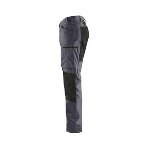 BLAKLADER - 145918459699D112 Service <b>trousers</b> with <b>stretch</b> Mid grey/<b>Black</b> - EAN 7330509748893 WORK <b>TROUSERS</b> CARGO WORK <b>TROUSERS</b> - Product Image 5