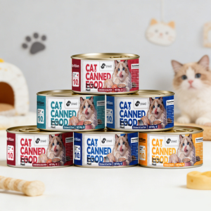 Alimento Húmedo Natural para Gatos en Forma de Mousse, 170 g, Fórmula Gourmet de Pollo y Res, OEM, ODM, Marca Privada, Alimento Enlatado para Gatos - Product Image 1