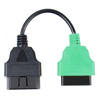 Conector de Escáner OBD 2 para Auto, Cable Adaptador de Diagnóstico MultiECUScan para Escaneo de Múltiples ECU, para Escaneo de ECU Fiat, 6 Colores