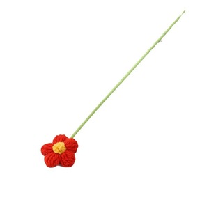 Bunga Rajutan Tangan Wol Ukuran Tunggal Ramah Lingkungan Multi Head Puff Hadiah Qixi Hari Ibu Hari Guru Penggunaan Dalam/Luar Ruangan - Product Image 5