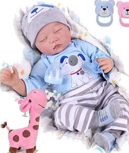 Poupées Reborn de 22 pouces, toucher doux réel, corps entier en silicone vinyle, 55 cm, poupées Reborn - Product Image 6