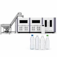 Máquina Sopladora de Botellas PET de 8 Cavidades Totalmente Automática XINJE PLC 14000BPH de Alta Productividad con Capacidad de 2L para Botellas de Agua de Plástico