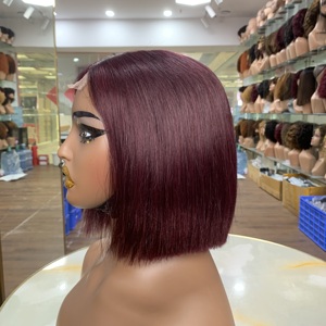 Peluca de Cabello Humano Vietnamita 100% Real, 2x6, 6 Pulgadas, Lisa, Super Double Drawn, Estilo Bob Corto Natural - Product Image 2
