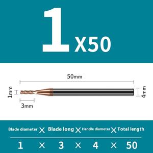 توريد مباشر من المصنع لقاطع طحن رباعي الشفرات من سبائك التنجستن الصلب 55، أداة CNC مسطحة القاع مع طلاء ألتين - Product Image 5