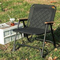 Chaise de camping pliable légère en métal pour pique-nique, pêche et plage, chaise de directeur pliable, vente en gros