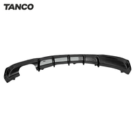 Diffuseur arrière F30 F35 style MP en fibre de carbone, lèvre de pare-chocs arrière avec double sortie latérale, kit de conversion pour BMW Série 3 F30 F35, pièces automobiles