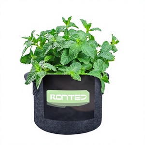 Lot <span class=keywords><strong>de</strong></span> 12 sacs <span class=keywords><strong>de</strong></span> culture en feutre <span class=keywords><strong>pour</strong></span> plantes aquatiques, réutilisables, respirants et portables, avec poignées, <span class=keywords><strong>pour</strong></span> plantes <span class=keywords><strong>de</strong></span> bataille et nénuphars - Product Image 5