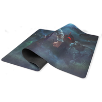 Tapis de souris de jeu imprimé anime personnalisé, résistant à l'eau, en stock, forme personnalisée, taille personnalisée, base en caoutchouc antidérapante pour les dortoirs étudiants