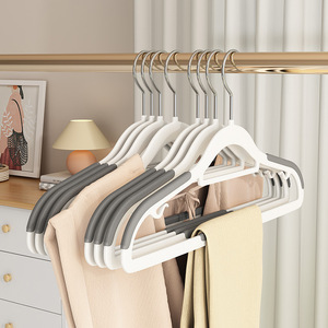 US Style ABS Plastic Coat <strong>Hangers</strong> <strong>Multi</strong>-Layer Tie Organizer for Clothes Bags Tools-Non-Slip Fabric <strong>Hangers</strong> for Travel - Product Image 6