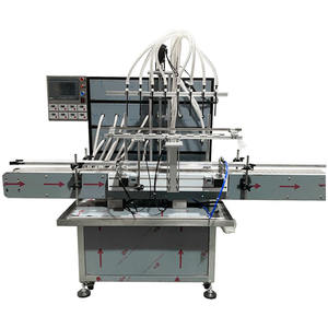 Máquina llenadora de líquidos totalmente automática para botellas con control PLC y accionamiento eléctrico de 380V - Product Image 3