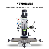 Machine de fraisage verticale de bureau réglable et conviviale NUMOBAMS ZAY7045FG en métal