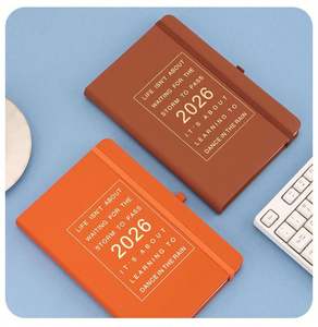 Agenda 2026 2027 Sin Fecha, Diaria y Semanal, con Lista de Tareas, Logotipo Personalizado, Planificador A5 de PU, 100 Hojas, para Oficina, Diario de Autocuidado, Venta al Por Mayor - Product Image 3