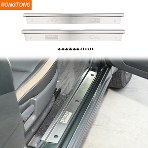 Autocollant <span class=keywords><strong>de</strong></span> protection <span class=keywords><strong>de</strong></span> <span class=keywords><strong>porte</strong></span> en acier inoxydable pour Suzuki Jimny, à partir <span class=keywords><strong>de</strong></span> 2007, plaque intérieure, protection - Product Image 1