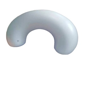Pvc Inflatable Neck Pillow 30x30cm White For Swimming Pool Floats And Rafts - Product Image 2