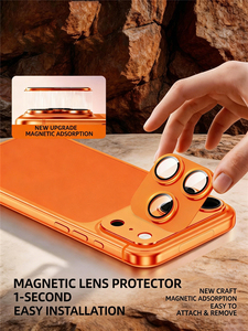 Protector <span class=keywords><strong>de</strong></span> Lente <span class=keywords><strong>de</strong></span> Cámara Magnético Desmontable para iPhone 17 Pro Max, Película Antirreflejos para Apple 18 Pro, Fácil Desmontaje - Product Image 3